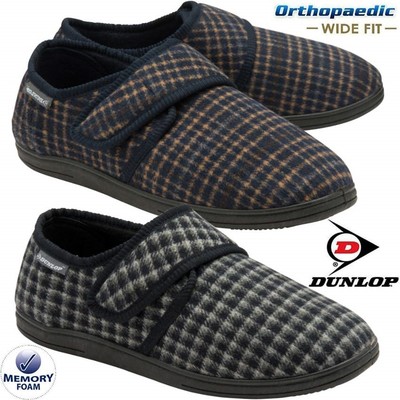 mens wide fit slippers uk