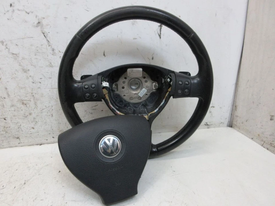 Lenkrad Schwarz Multifunktion Schaltwippen passt für VW  PASSAT VARIANT (3C5) 2. - Bild 2 von 4