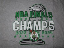 2023-24 BOSTON CELTICS Champs NBA Finals 2XL T-Shirt JAYSON TATUM JAYLEN BROWN