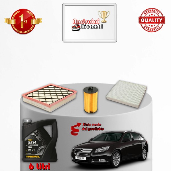 Wartungskit 3 Filter Und ÖL Opel Insignia A 1.6 Sidi 125KW 170PS Ab 2013-image
