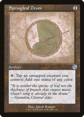 Magic the Gathering - Springleaf Drum - BRR-EN118 MtG NM