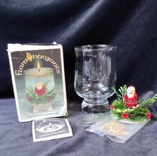 Vintage Flam Buoyants Santa Claus Enchanting Floating Flame Candle NIB