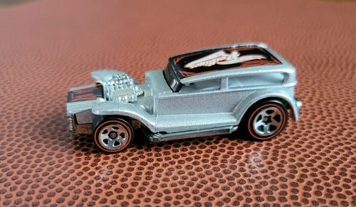 Vintage 1969 Hot Wheels Redline 'THE DEMON'  Silver Car Malasia