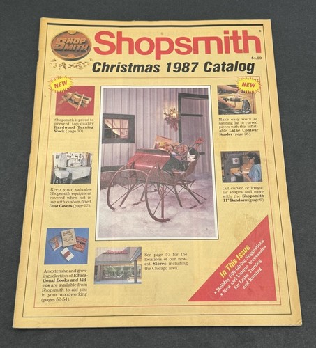 Shop Smith Christmas 1987 MARK V Promo Catalog Vintage Tools Saws 80s 60 Pages
