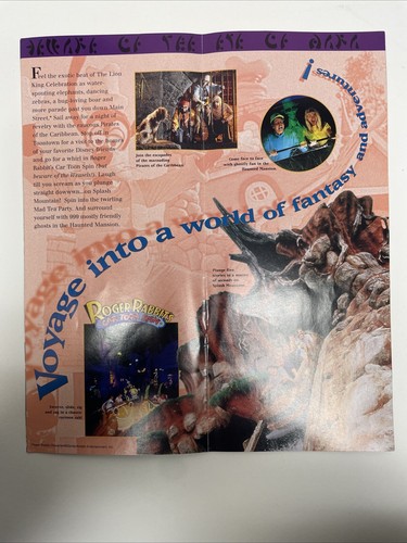 Disneyland Southern California 1995 Brochure, "Indiana Jones Adventures" - Picture 6 of 7