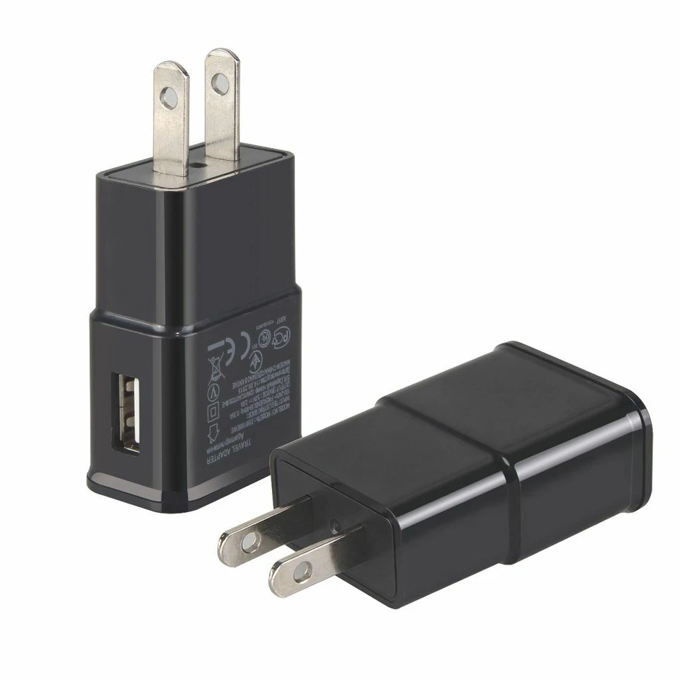 Лот 5V США штепсельная вилка USB адаптер питания переменного тока дома настенное зарядное устройство для моделей Samsung Galaxy - Изображение 2 из 4