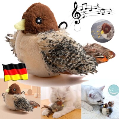 Interactive Chirping Bird Cat Flapping Bird Cat Toy Pet Toys For Exercise