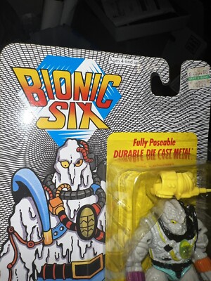 BIONIC SIX 1986 LJN Figures 6個セットのレア BIONIC SIX BUNJI DIECAST ON CARD 1986 LJN TOYS | eBay