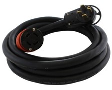 10ft 4-Prong NEMA 14-50P to 30A L14-30R Generator Extension Cord by AC WORKS 