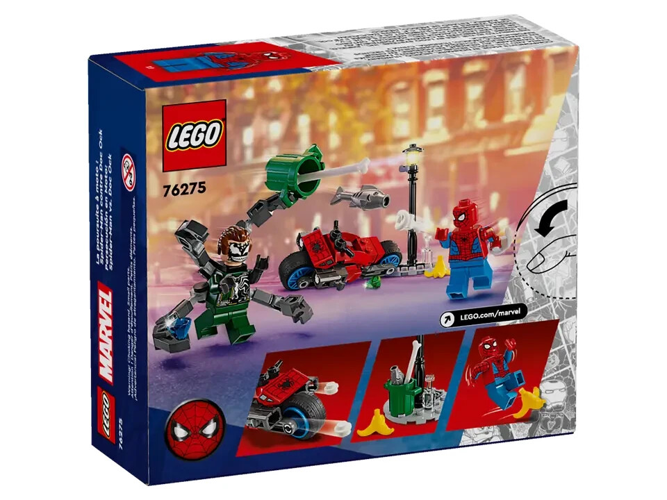 Lego Motorcycle Chase: Spider-Man vs. Doc Ock 76275 Super Heroes