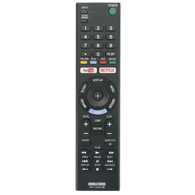 RMT-TX300U Replace Remote Fit for Sony LCD TV KD-49X700E KD-55X700E KD-65X730F