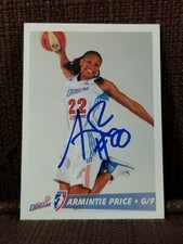 Autographed Armintie Price 2012 WNBA Rittenhouse Card #2 #d /400 Atlanta Dream