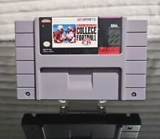 BILL WALSH COLLEGE FOOTBALL SUPER NINTENDO SNES GAME TESTED WORKING AUTHENTIC!