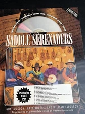 Saddle Serenaders Cowboy Western Music Book & CD Complete Sealed