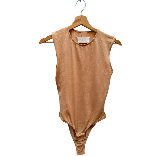 Martin Margiela  SS 2007 Iconic Nude Bodysuit Top  Size IT 42 fits XS / US 4