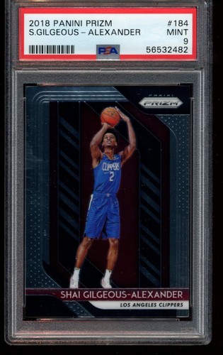2018-19 Panini Prizm Shai Gilgeous-Alexander #184 PSA 9