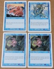Magic The Gathering Lot 4 Coral Merfolk Giant Octopus Vizzerdrix Creature MTG