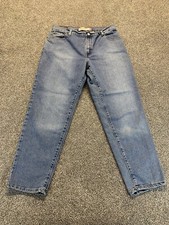 VTG Levi's 550 Jeans Women 14 Short 34x29 Blue Denim Mom High Rise Relaxed Fit