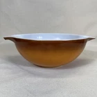 Vintage Pyrex Cinderella 4 Quart Bowl Old Orchard Brown Gradient 444 Ombre Large