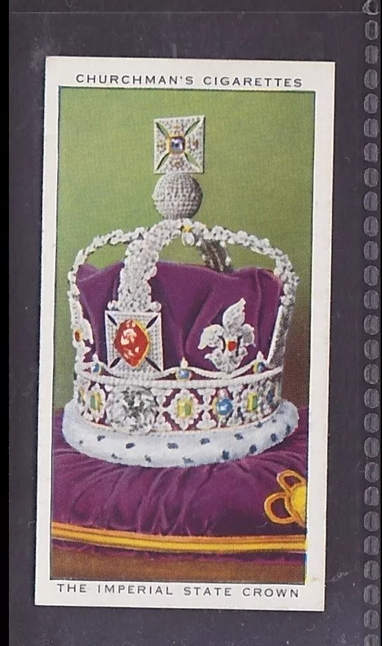 KINGS ORB AND ST EDWARDS CROWN - 80 + year old English Card # 39