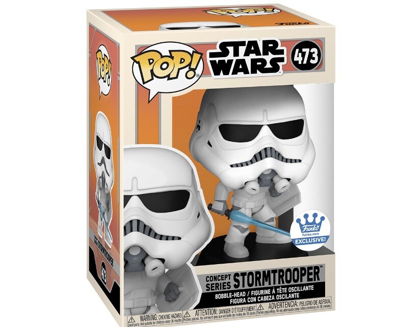 Funko Concept Series Stormtrooper With Shield And Lightsaber - Star Wars