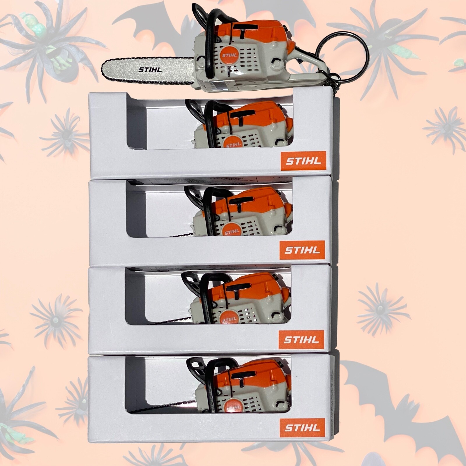 Stihl Chainsaw Key Ring Keychain with Saw Sound Halloween 5PCS USA ...
