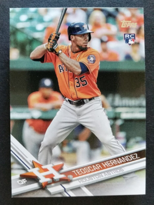 2017 Topps #67 ~ Teoscar Hernandez Rookie Card ~ Dodgers NM/MINT
