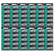 Murata 337 SR416SW 1.55V Silver Oxide 0 Hg Mercury Free Watch Battery 60 Pack