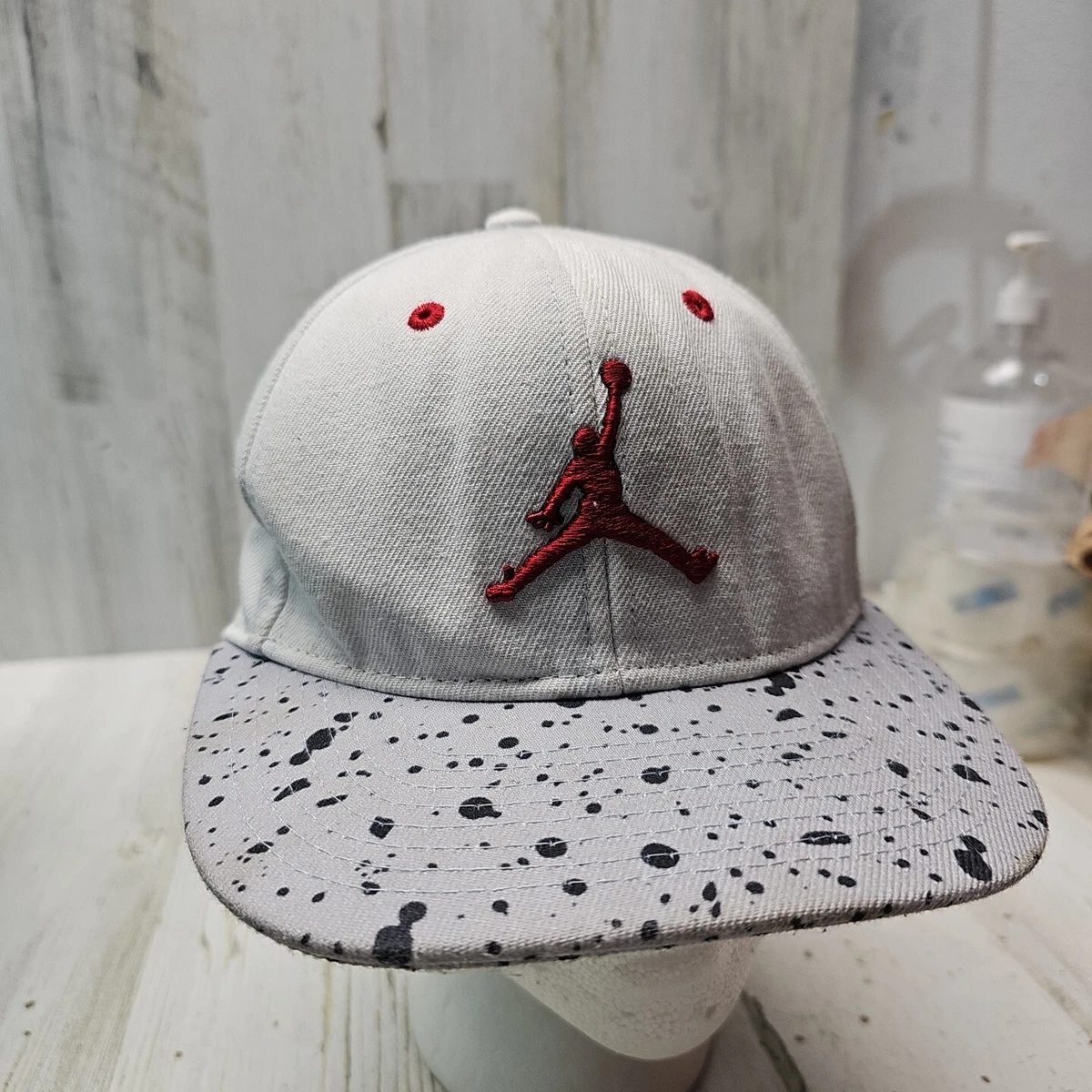 grey jordan snapback