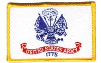 Army Flag Iron-on Embroidered Patch on sale Army Flag Iron-on Embroidered Patch on sale