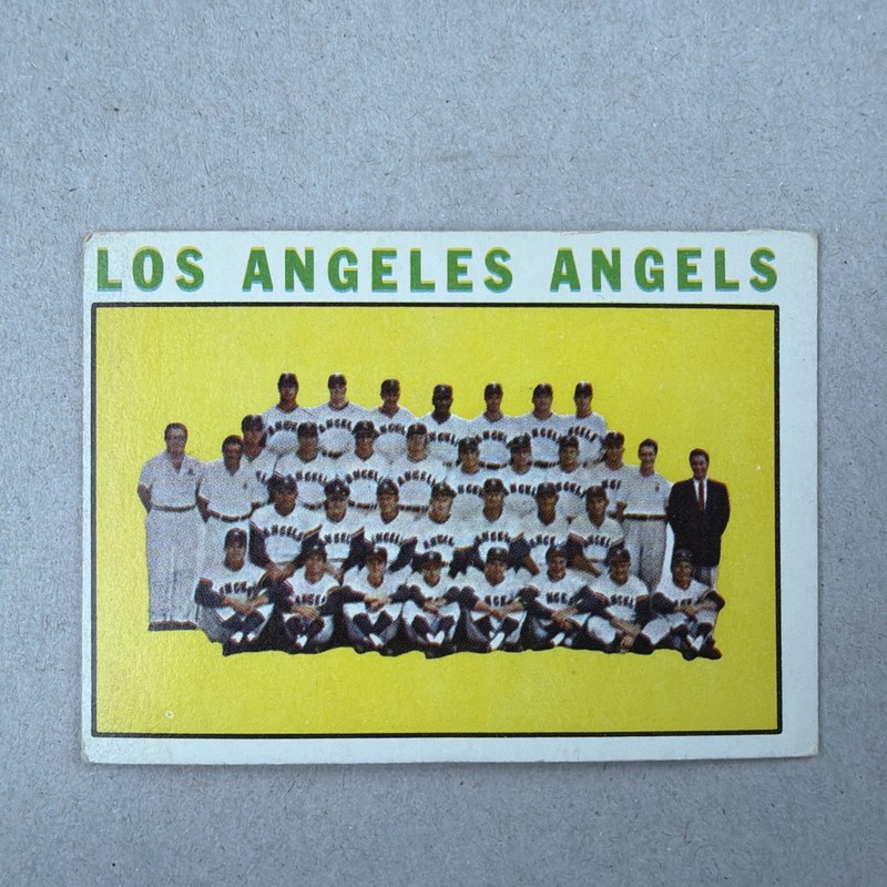 1964 Topps Baseball Los Angeles Angels Team Card #213