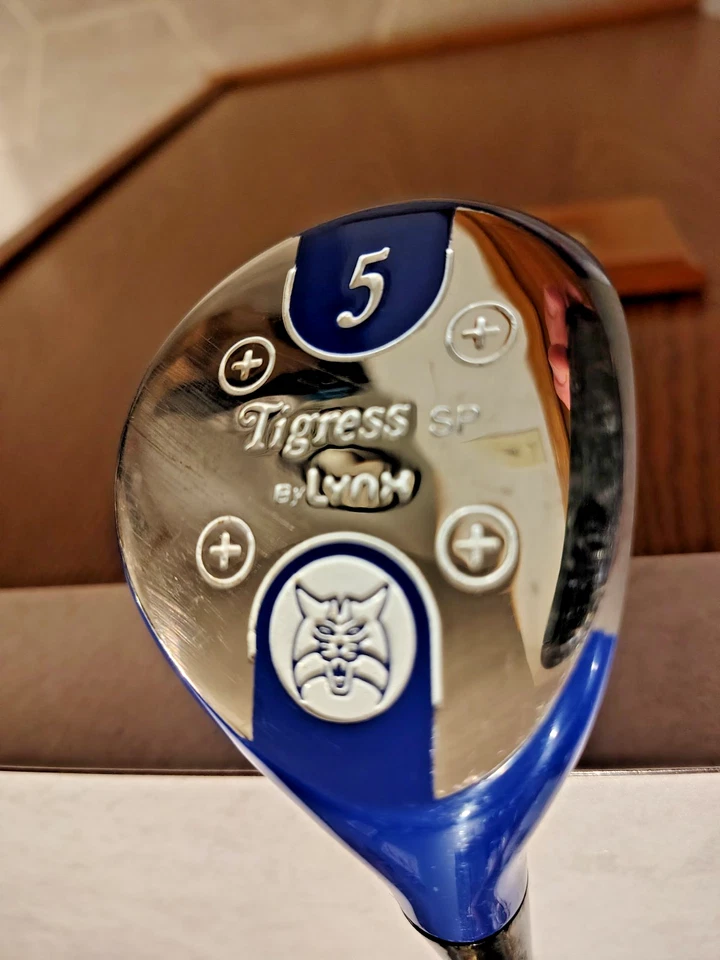 LYNX TIGRESS SP 5 WOOD LADIES RH BLUE REGULAR FLEX STEEL SHAFT ORIGINAL GRIP - Image 2 of 4