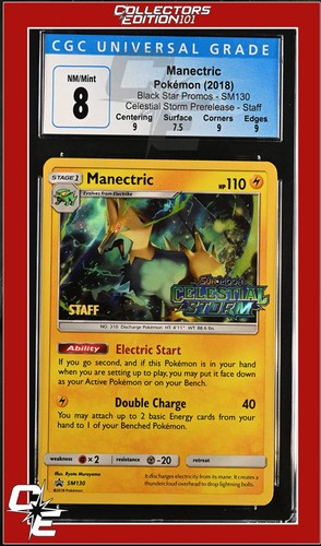 Manectric graded CGC 8 for sale on eBay