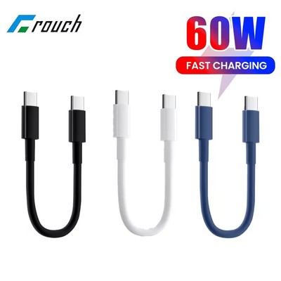 USB C Auf USB C Kabel Kurz 30CM USB-C Kabel 60W Schnellladekabel USB Typ C Für .