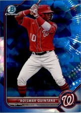 Roismar Quintana 2022 Bowman Chrome Prospects Sapphire #BCP-219 Washington