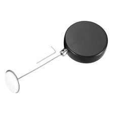 3.3ft Retractable Cable Security Lock with Round Patch Wrench 150 g Black