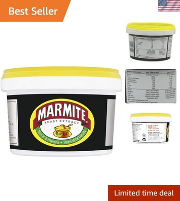 600g Yeast Extract Tub -  Marmite Spread for Healthy British Breakfasts