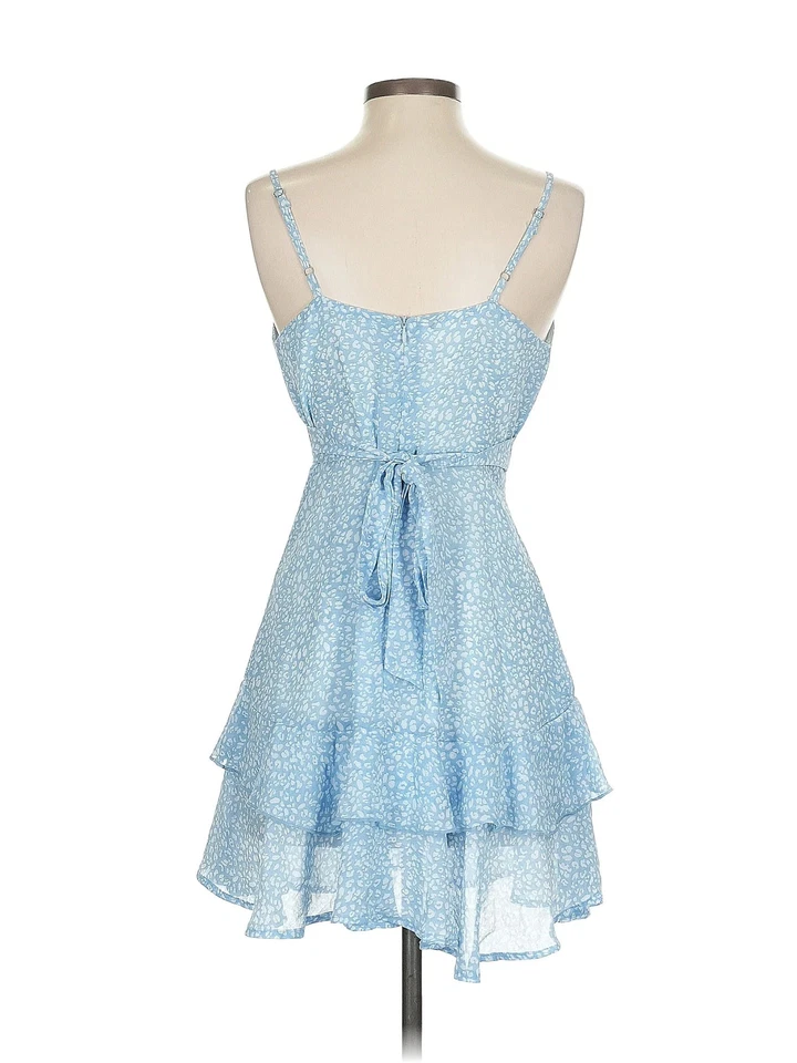 Vestido de coquetel azul feminino Hazel & Olive 5 - Imagem 2 de 4