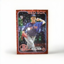 2024 Topps Series 1 - Brandon Walter #193 Red Crackle Foil /199 (RC)