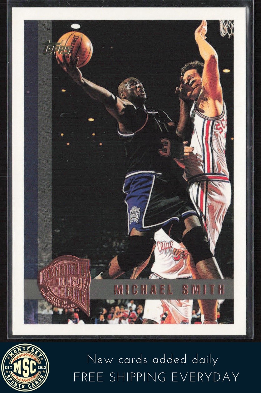 Michael Smith 1997-98 Topps Minted in Springfield #83 Sacramento Kings