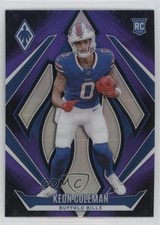 2024 Panini Phoenix Rookies Purple Fade Keon Coleman #213 1eh5