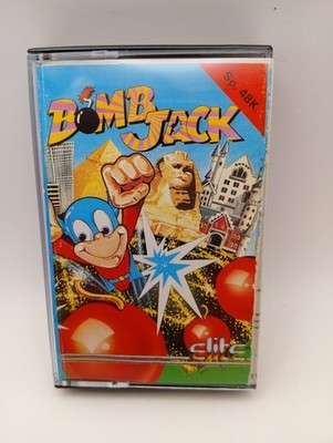BOMB JACK - Elite Systems - Sinclair ZX Spectrum - getestet - brandneues Gehäuse 