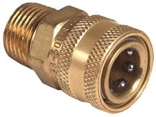 Pressure Washer Quick Connect Socket, Brass, 1/2 MNPT x 3/8 In. - AW-0017-0029