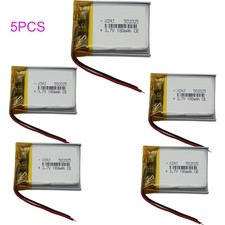 5pcs 3.7V 180mAh 0.666Wh Rechargeable Li-polymer Li Battery 502025 Li-ion Cell