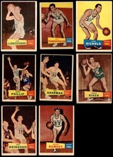 1957-58 Topps Celtics Team Set w/o Bill Russell 3.5 - VG+ 6959478