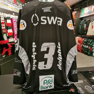 GAME ISSUED TRIKOT CFS AUGSBURGER ALLGEMEINE #3 Augsburger Panther 2025 26