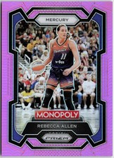 2024 Panini Prizm Monopoly WNBA #18 Rebecca Allen Pink Prizms #/149