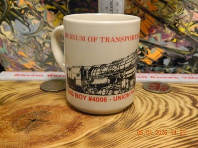 Big Boy Union Pacific National Museum Of Transport St. Louis MO Train Mug VTG