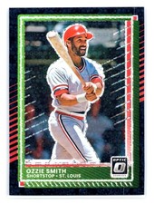 2025 Optic Baseball #3 Ozzie Smith Black Holo St. Louis Cardinals