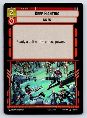 Keep Fighting FOIL Common Spark of Rebellion 169/252 NM